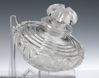 Georgian Cut Glass Perfume Bottle c1820