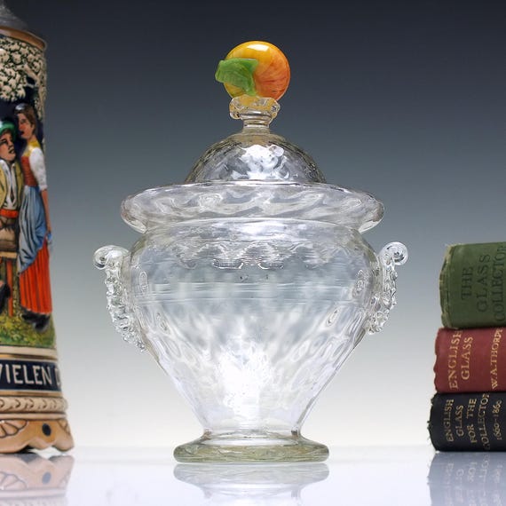 アンティーク・ベネチアンガラス/ガラスボウル