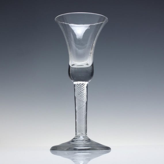 ジョージアン ワイングラス マルチスパイラル エアツイストステム付き