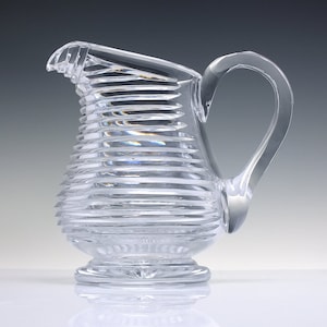 Georgian Prism Cut Glass Water Jug c1850