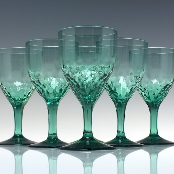 Green Wine Glasses Etsy UK