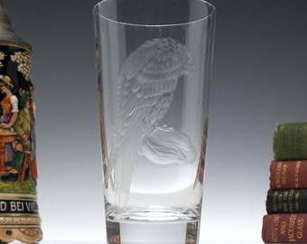 Vintage Kestrel Glass Vase Signed and Dated 1975