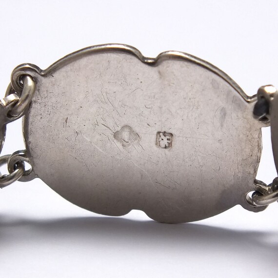 Solid Silver and Scottish Agate Bracelet Glasgow … - image 5