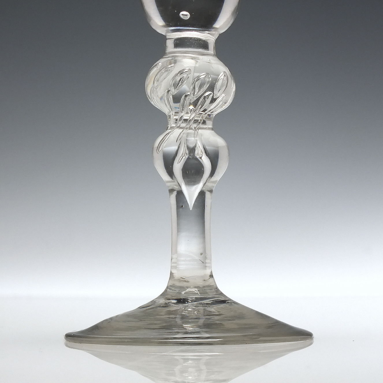 18th Century Engraved Light Baluster C1740 - Etsy