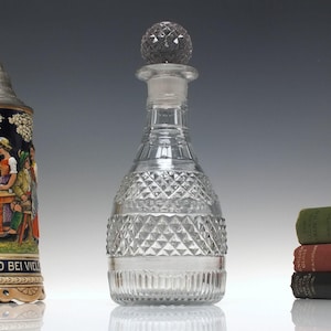 Georgian Regency Cut Glass Decanter c1815