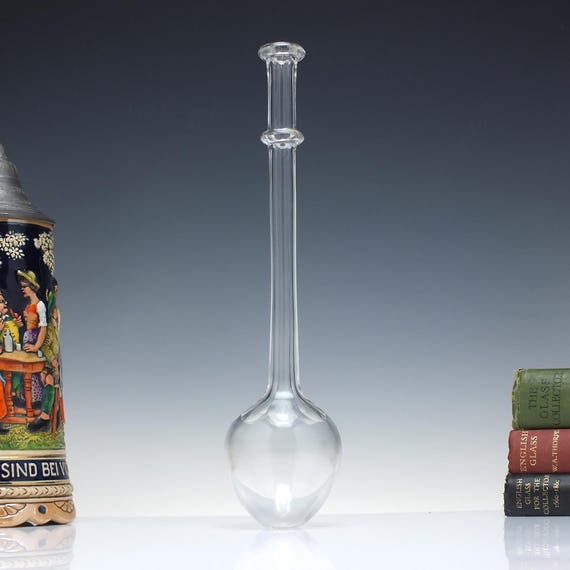 Large Georgian Glass Ale or Wine Toddy Lifter C1830 (31cm or 12