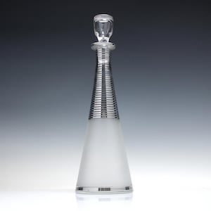 Art Deco Vintage Spirit or Wine Glass Decanter c1950-60