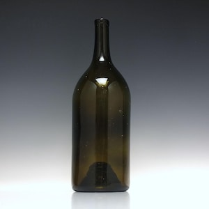 Large 18th Century Green Glass Wine Bottle c1760-80