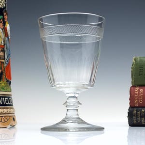 Georgian Anglo Irish Glass Rummer c1820