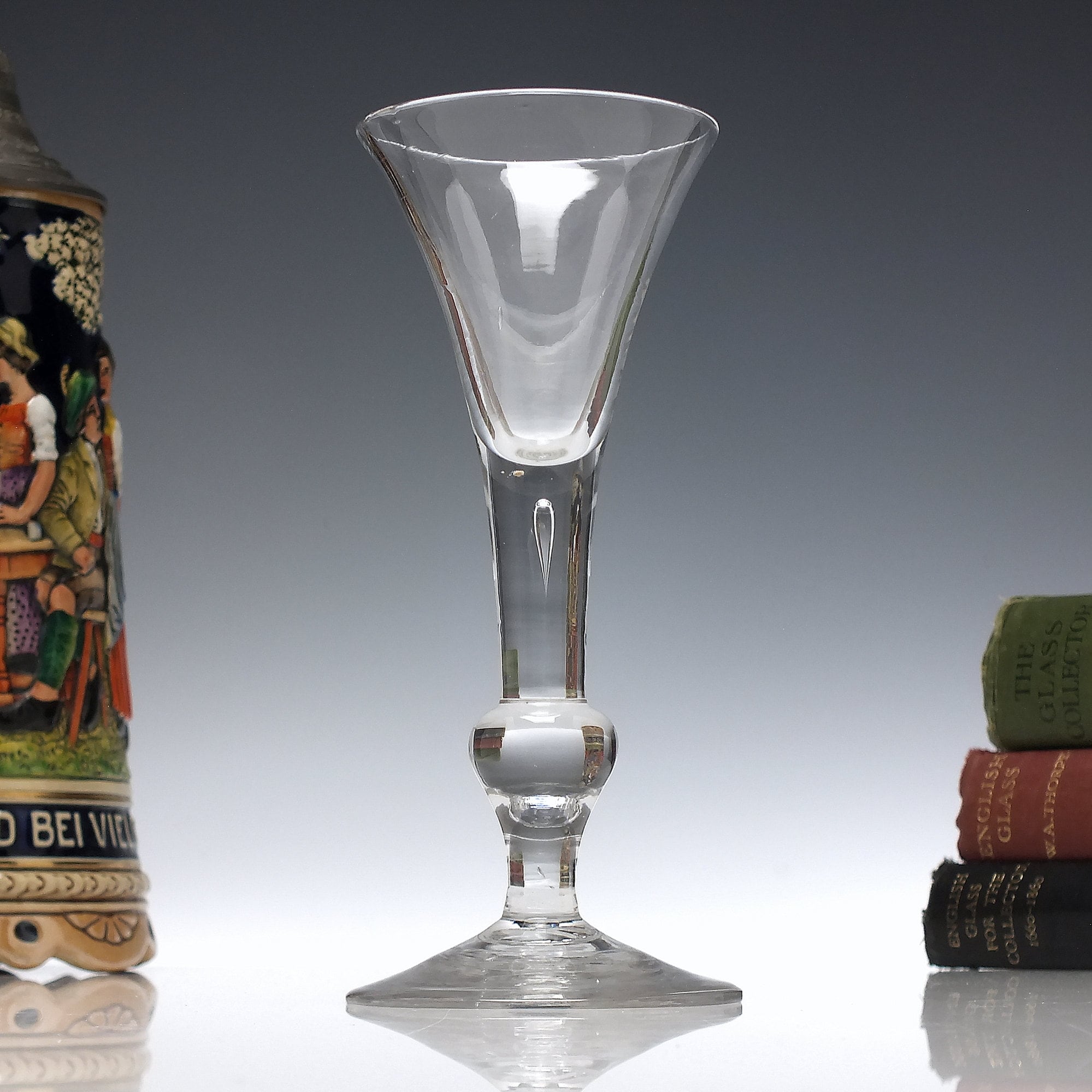 18th Century Kit Kat Balustroid Wine Glass C1740 - Etsy
