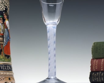 Georgian Plain Stem Drinking Glass Short Wine Glass 18th Century Drinkware  - Etsy