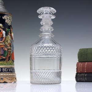 19th Century Glass Spirit Decanter c1830