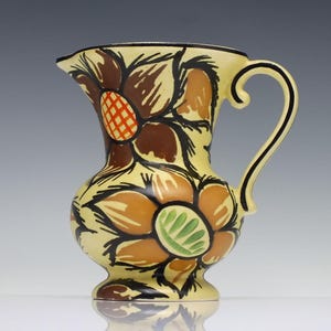 Art Nouveau Style Pottery Jug by Ditmar Urbach c1920