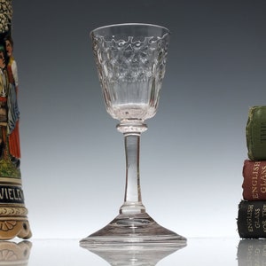 Georgian Liege Balustroid Wine Glass c1725