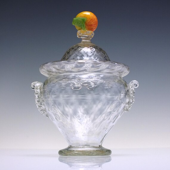 アンティーク・ベネチアンガラス/ガラスボウル