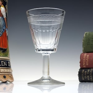 18th Century Anglo Irish Wine Glass c1790