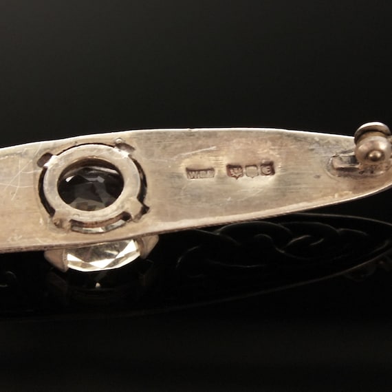Scottish Solid Silver Celtic Brooch Glasgow 1953 - image 2