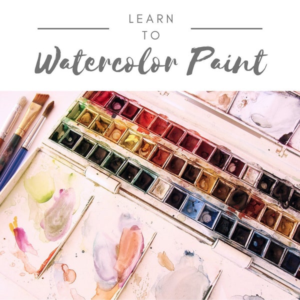 Learn To Watercolor Paint, Painting Class, Zoom Watercolor Class, Private Lessons and Group Classes
