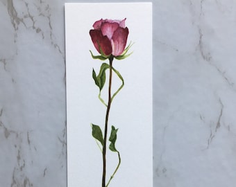 花柄のバラの紙ブックマーク | ドライローズのブックマーク | 花のブックマーク | 植物のブックマーク | 読者へのギフト | ドライローズのブックマーク