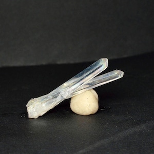 Angel Rainbow Aura Cross Quartz Crystal, L 46mm L 43mm Base W 8mm
