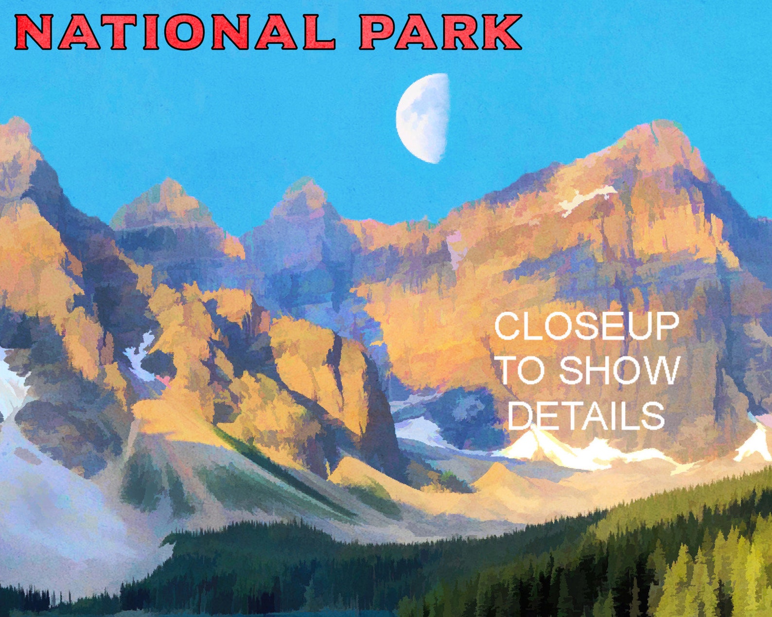 Banff National Park Poster Banff Print Canada Poster Etsy