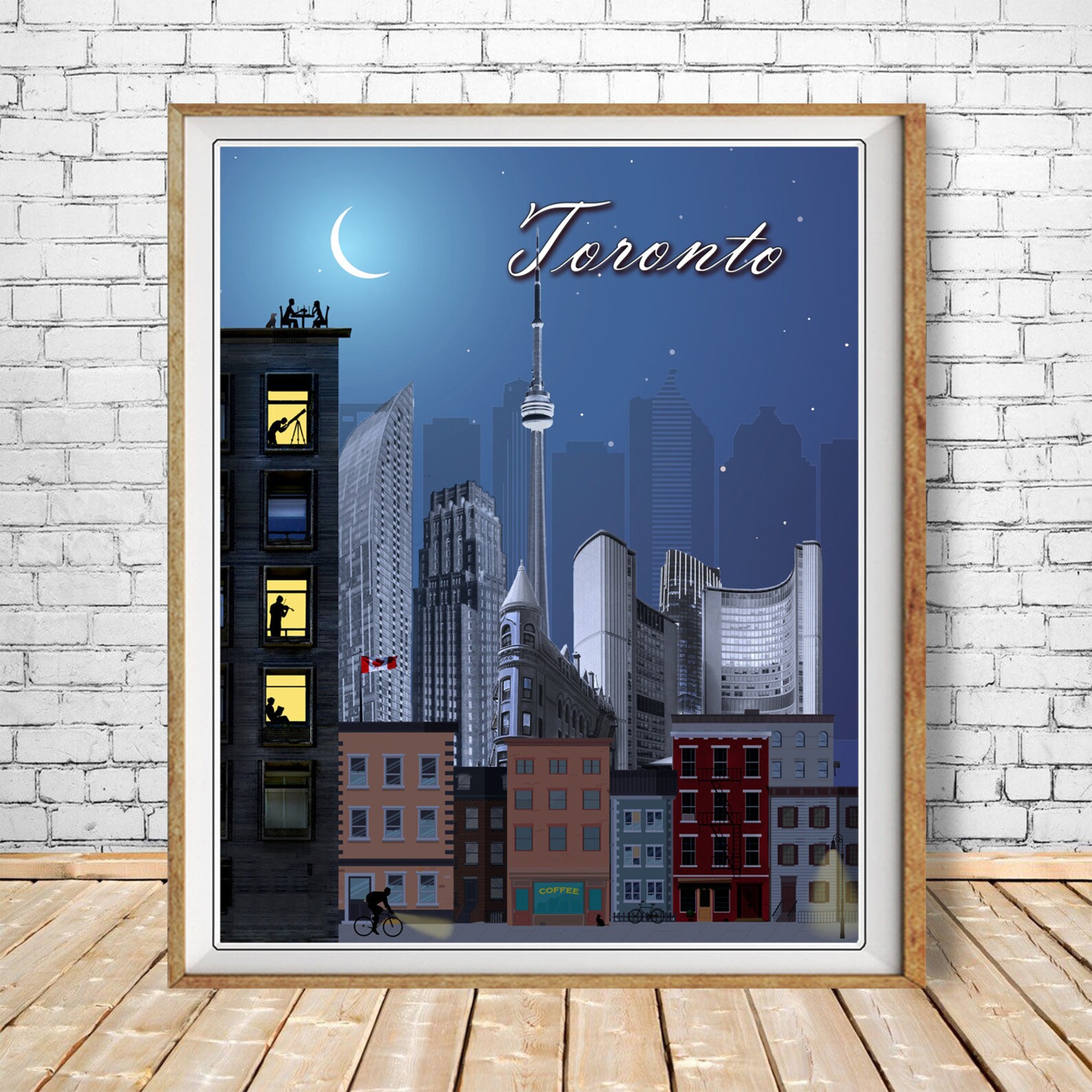 Toronto Poster Toronto Print Canada Art Toronto Decor Etsy Nederland