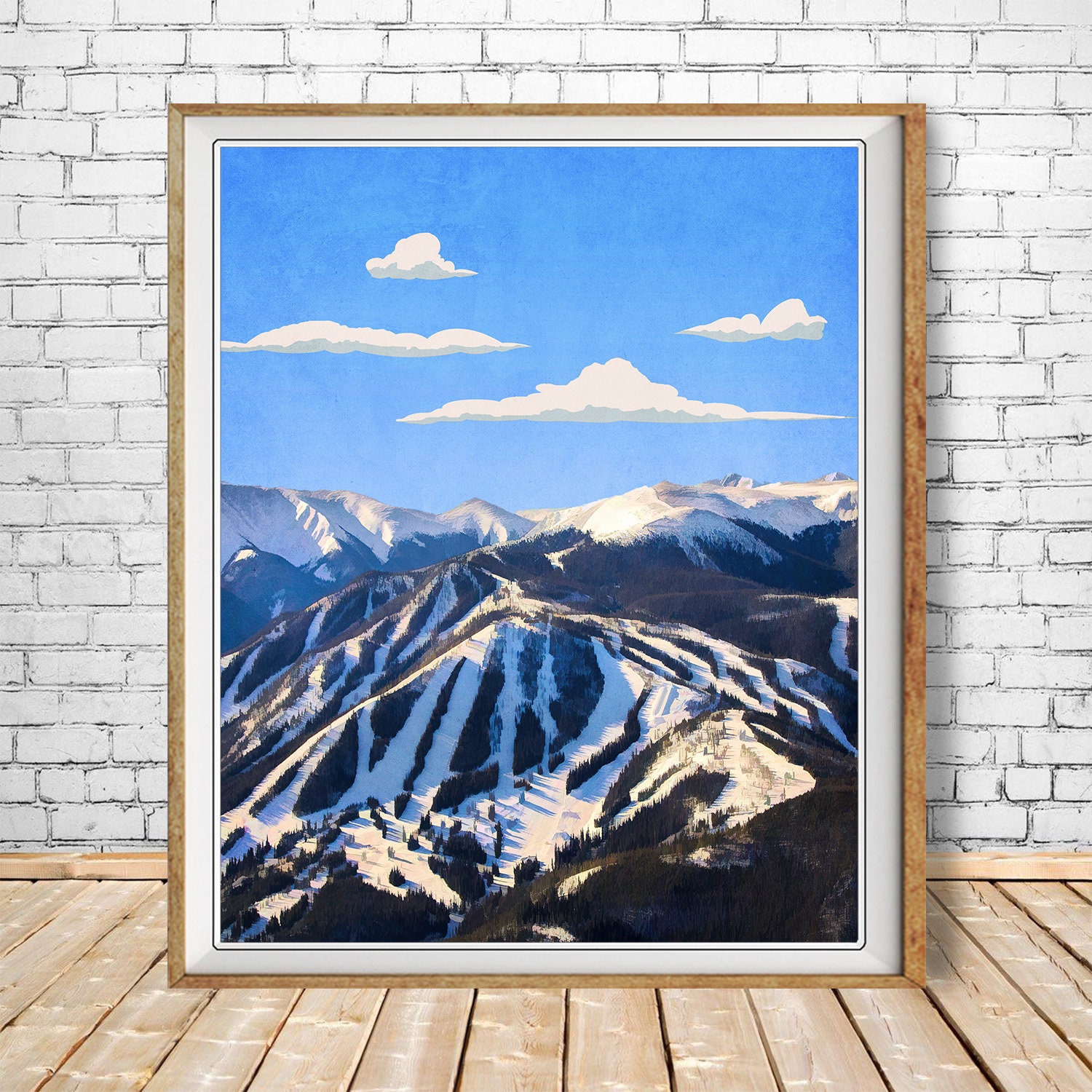 Winter Park Poster Colorado Print Winter Park Ski Print Etsy