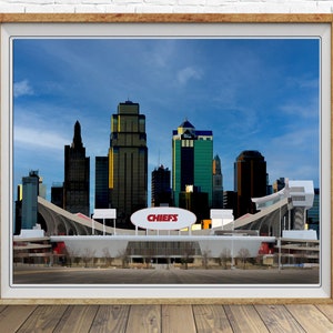 Kansas City Chiefs Poster, Arrowhead Stadium, Chiefs Print, Superbowl Poster, Kansas City Print, Football st1 #vp567