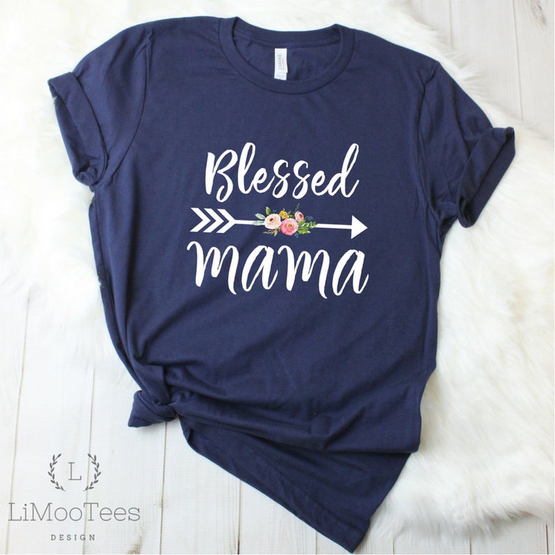 Blessed Mama Easter Shirt for Mom Easter Tshirts for Women Etsy