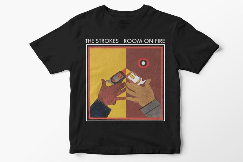 The Strokes Tshirt Room On Fire Arctic Monkeys Interpol The White Stripes Band Shirt