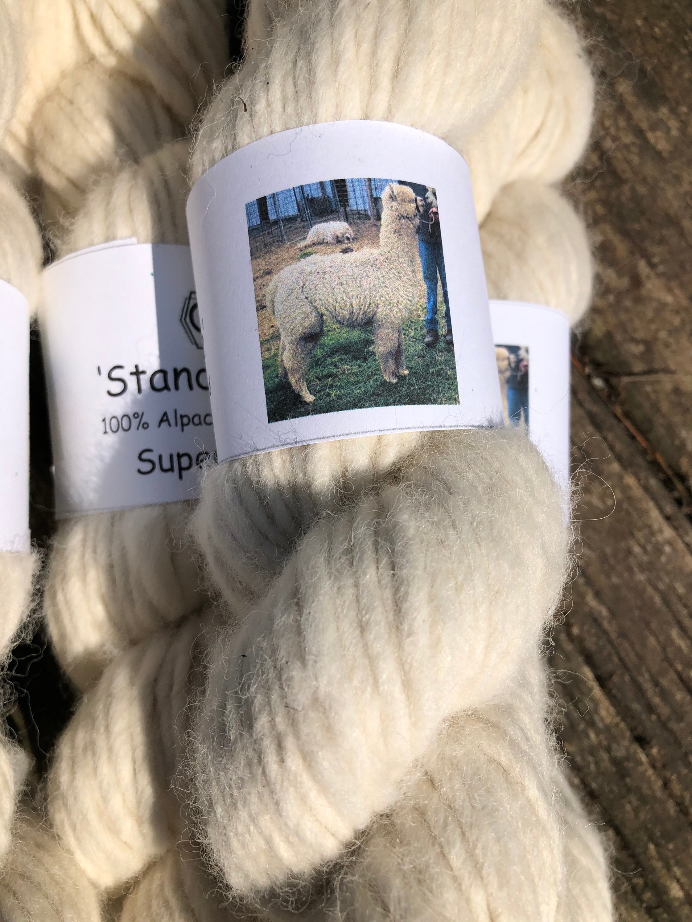 Super Bulky 100 USA Alpaca Lopi Style Yarn, 80 or 100 Yd, 1 Ply, From