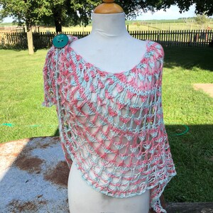 Hand knit Alpaca shawl. Luxury. FREE SHIPPING!