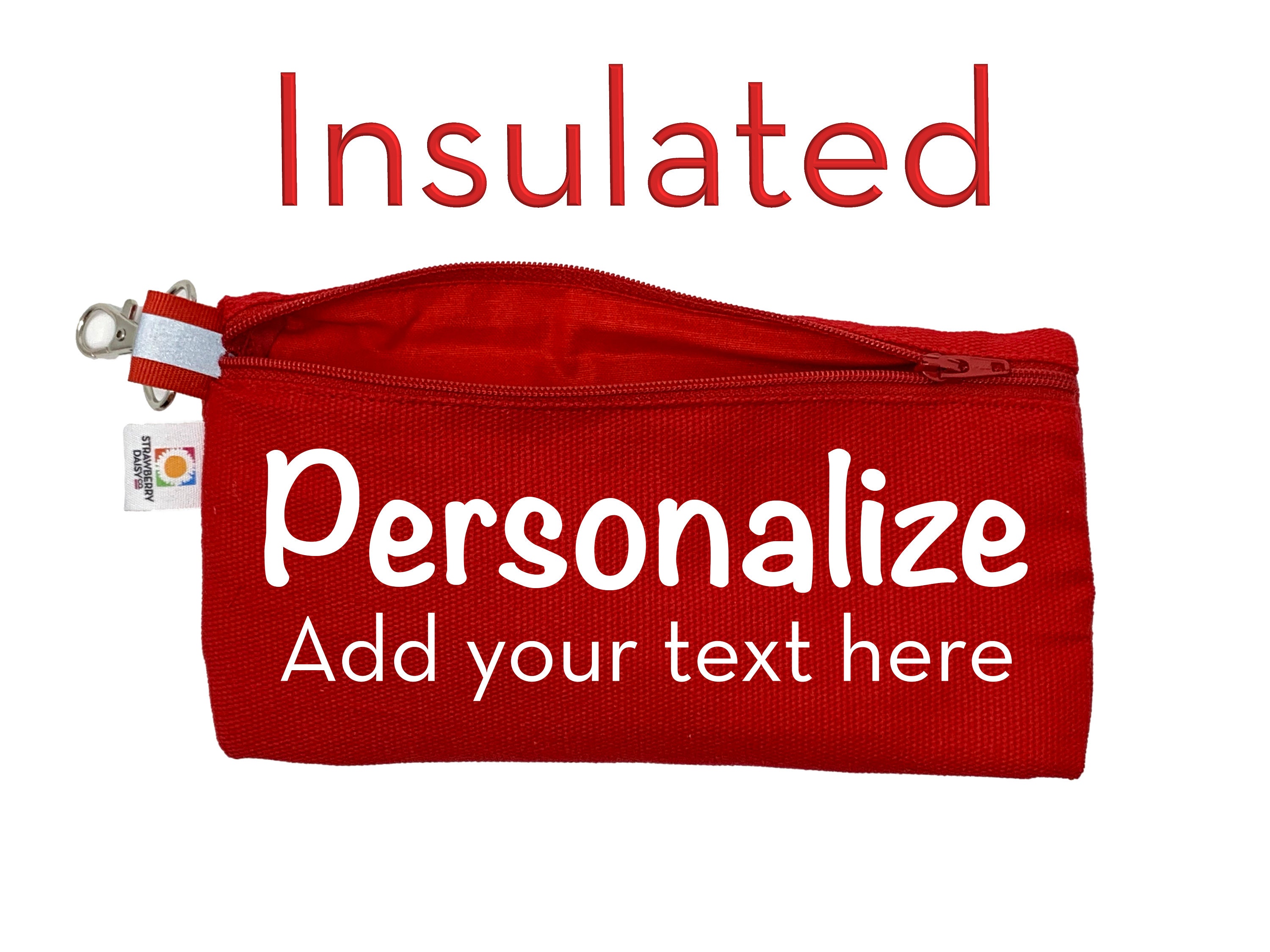 insulated zipper pouch