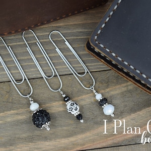 Planner Charms 3 Set/Paper Clip/ Planner Charms/Travelers Notebook Charms/ Planner Charms For Tn/ Planner/Journal Charms