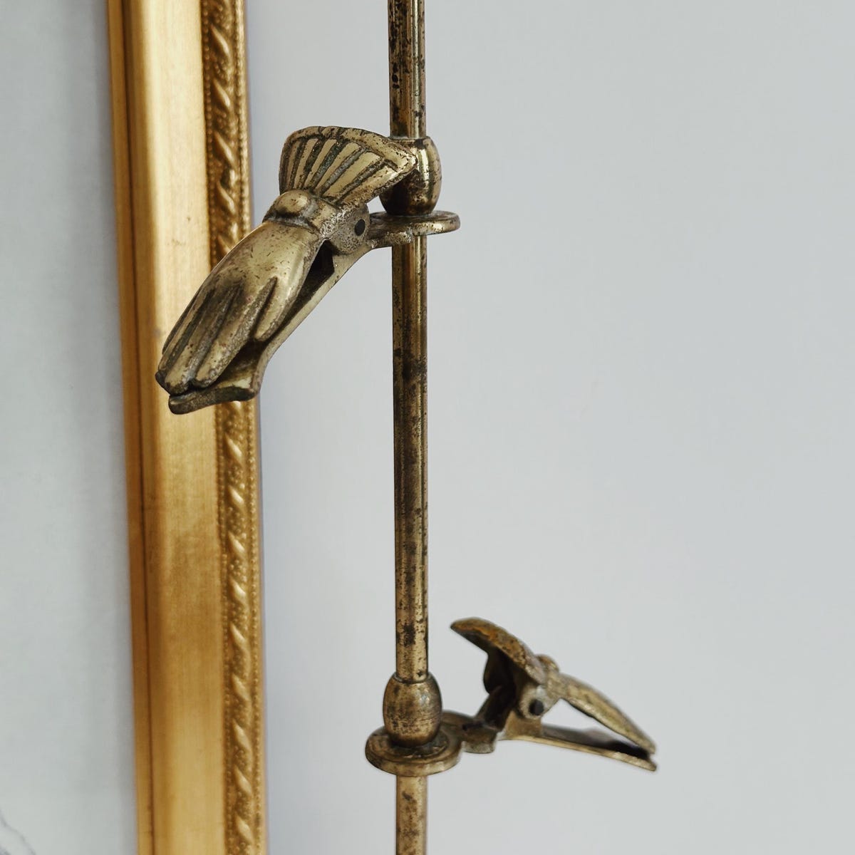 Vintage Brass Victorian Hand Clip Stand/letter Holder/photo Holder - Etsy