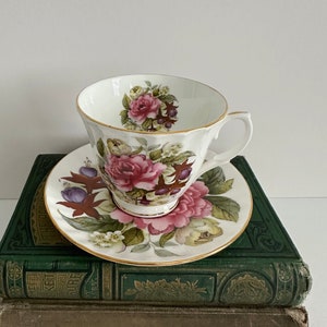 Vintage Duchess Fine Bone China Cup and Saucer Set/English China/Tea Party/Wedding/Shower