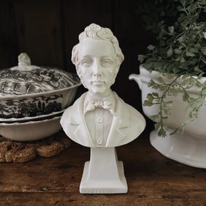 Vintage Music Composer Vincenzo Bellini Bust Sculpture/Music Lover Gift