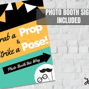 Class Reunion Photo Booth Props, Printable PDF. School Reunion Party ...