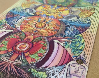 Waking Life Yoga Mat by Metta Mats feat. Danielle Caners