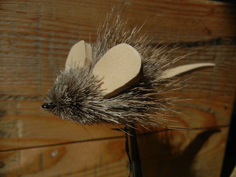 Mouse fly top water pattern fly fishing fly tying pêche à Etsy