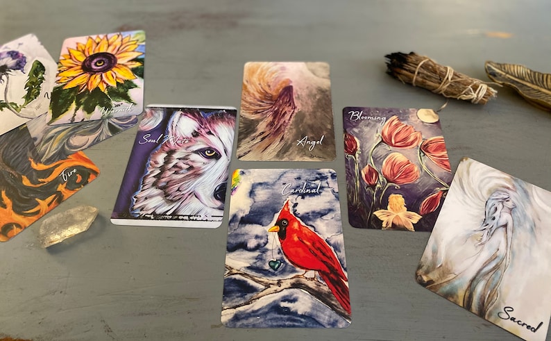 Key Notes Orakel Deck - Intuition, Affirmationen, Selbstfindung Kunstkarten Bild 9