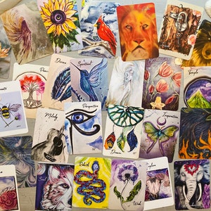 Key Notes Orakel Deck - Intuition, Affirmationen, Selbstfindung Kunstkarten Bild 1