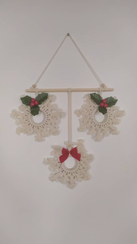 Joli Macramé 3 Etoiles