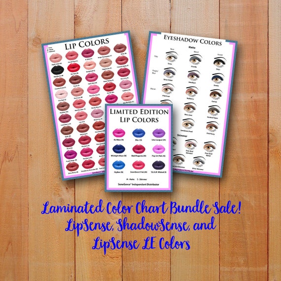 Lipsense Eyeshadow Color Chart