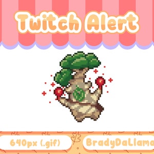 Animated Hetsu Twitch Alert / Instant Download, Cute Hetsu BOTW Twitch Stream Follow alert