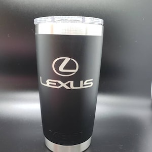 Laser engraved yeti tumbler  20oz( LEXUS).