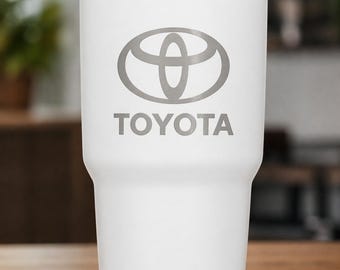 Laser engraved yeti tumbler 30oz and  20oz,(Toyota).