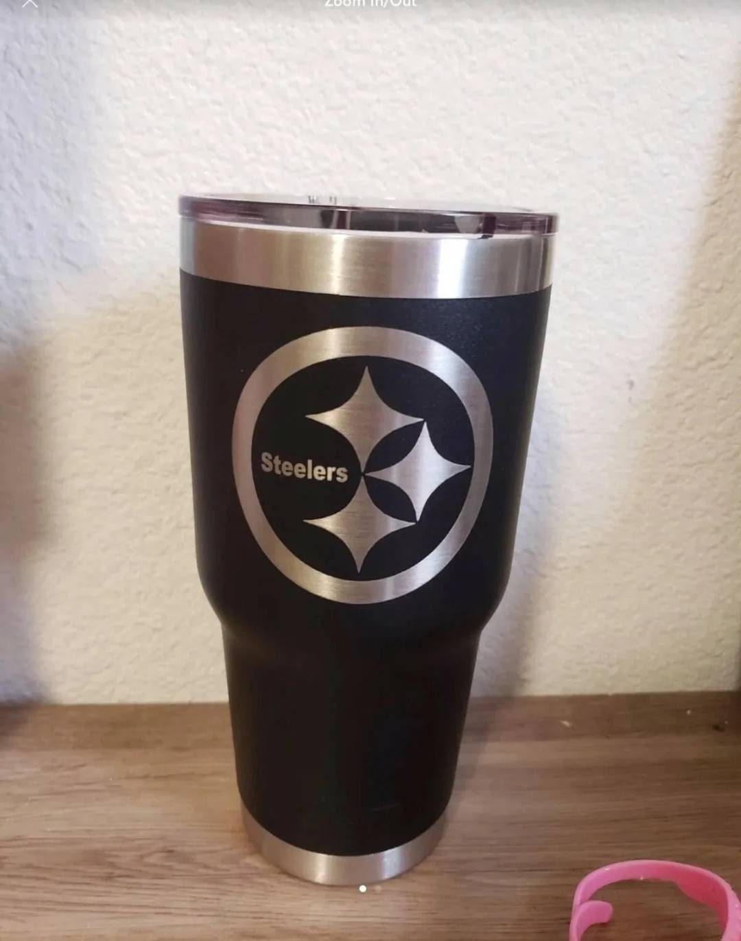 Steelers yeti cup  Glitter tumbler cups, Yeti cup designs, Tumbler cups diy