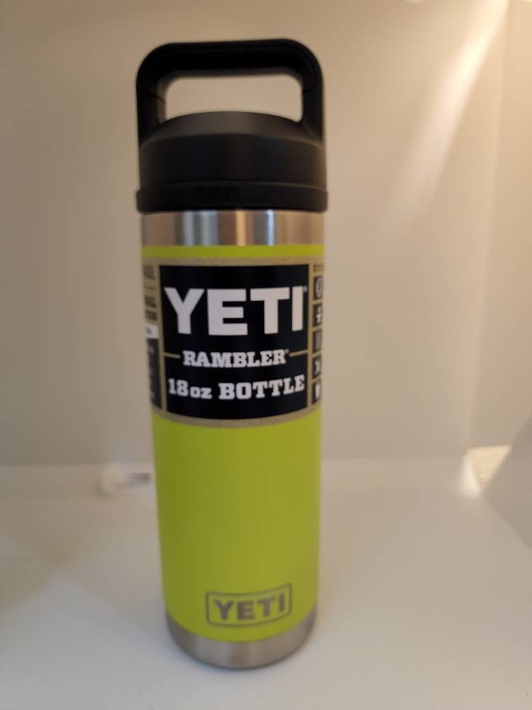 New Yeti Rambler 25 oz Mug w/ Straw Lid - Chartreuse - Retired Sold Out  Color