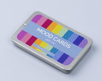 Mood Cards - carte positive in Italiano di affermazione, creatività, crescita personale, benessere e mindfulness. Regalo anti stress e ansia